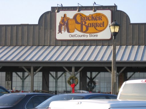 Soul Rydaz arriving at the Cracker Barrel